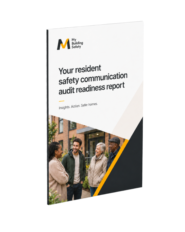 My Building Safety resident safety communication audit readiness report cover